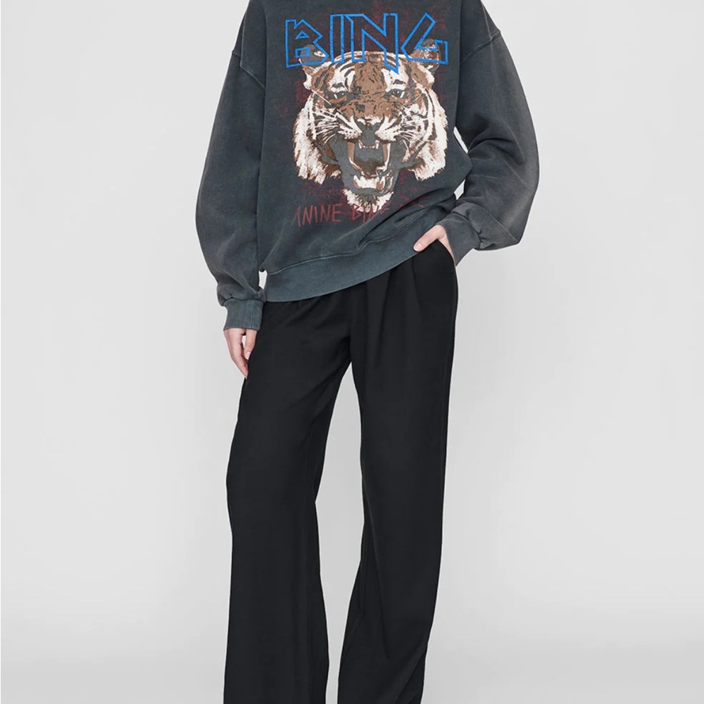 Anine bing tiger sweater shirt NWT size medium